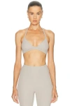 Nikeskims Studio Stretch Triangle Bra In Gray