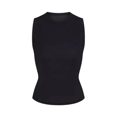 Pre-owned Nikeskims Vintage Weightless Layers Sleeveless Top 'obsidian' | Black | Women's Size Xl