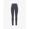 Nikeskims Womens  Matte Shine 29-inch Workout Leggings In Burgundy