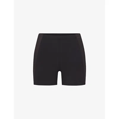 Nikeskims Womens Obsidian/igneous Matte Shine 2-inch Workout Shorts Xl