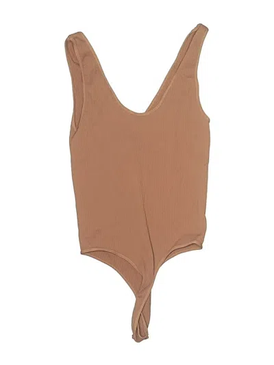 Pre-owned Nikibiki Bodysuit In Tan