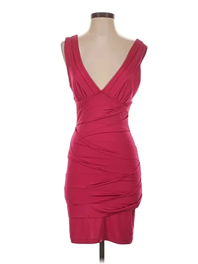 Pre-owned Nikibiki Cocktail Dress In Burgundy