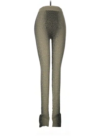 Pre-owned Nikibiki Leggings In Gold