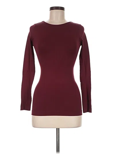 Pre-owned Nikibiki Long Sleeve T-shirt In Burgundy
