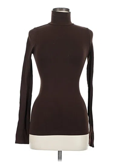 Pre-owned Nikibiki Long Sleeve Turtleneck In Brown