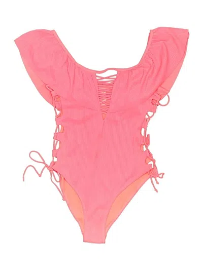 Pre-owned Nikibiki One Piece Swimsuit In Pink