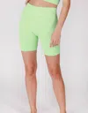 Nikibiki Ribbed High Waist Short In Apple Mint