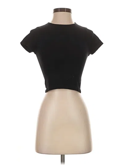 Pre-owned Nikibiki Short Sleeve Turtleneck In Black