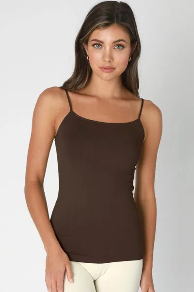 Nikibiki Signature Camisole In Coffee Bean In Brown