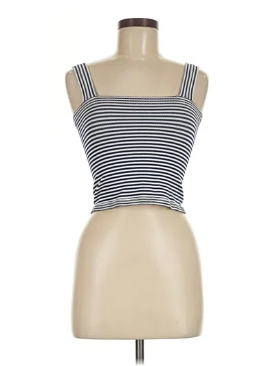Nikibiki Sleeveless Top Blue Strapless Neckline Tops