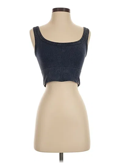 Pre-owned Nikibiki Sleeveless Top Blue Sweetheart Neckline Tops