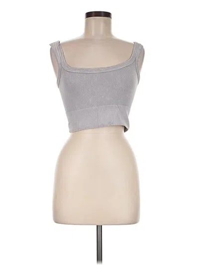 Pre-owned Nikibiki Sleeveless Top Gray Sweetheart Neckline Tops