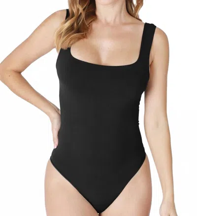 Nikibiki Square Neck Bodysuit In Black