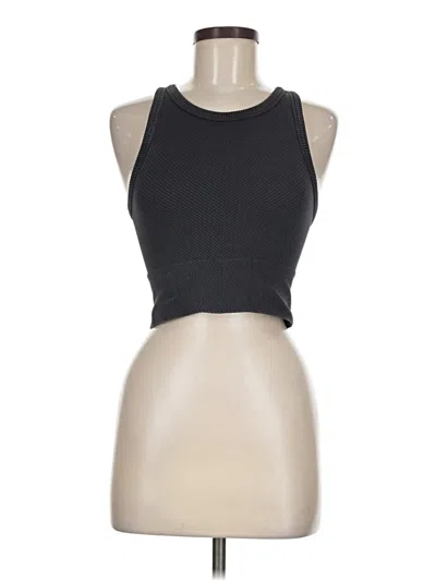 Pre-owned Nikibiki Tank Top Black Halter Neckline Tops