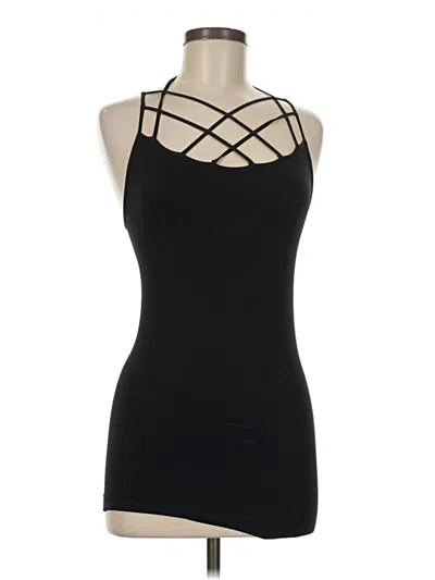 Pre-owned Nikibiki Tank Top Black Halter Neckline Tops
