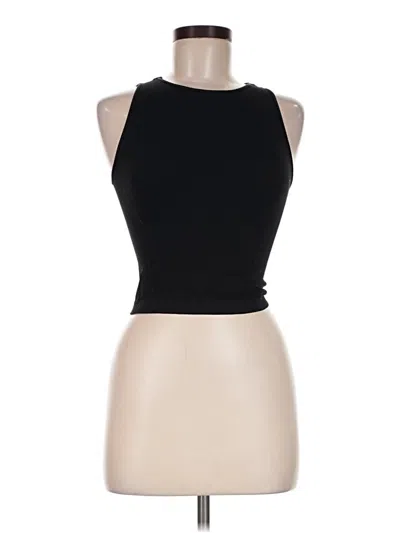 Pre-owned Nikibiki Tank Top Black Halter Neckline Tops