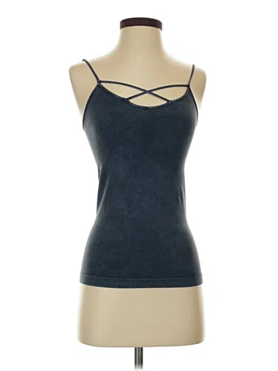 Pre-owned Nikibiki Tank Top Blue Strapless Neckline Tops