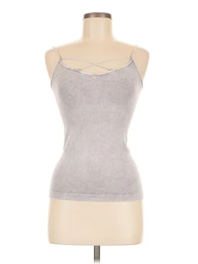 Pre-owned Nikibiki Tank Top Gray Strapless Neckline Tops