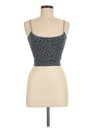Pre-owned Nikibiki Tank Top Gray Strapless Neckline Tops