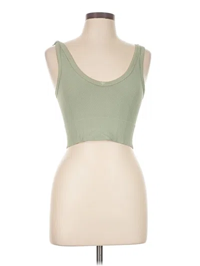 Pre-owned Nikibiki Tank Top Green Strapless Neckline Tops