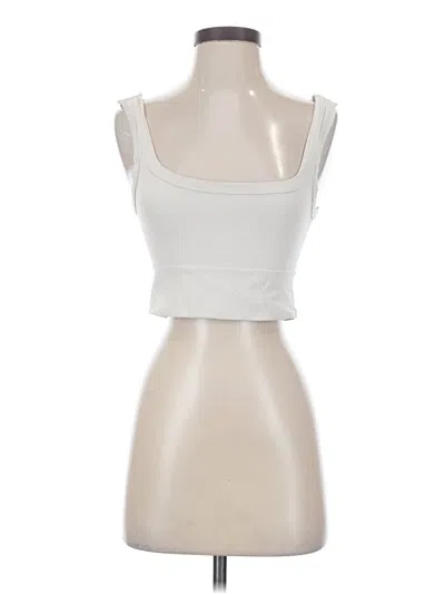 Pre-owned Nikibiki Tank Top Ivory Strapless Neckline Tops