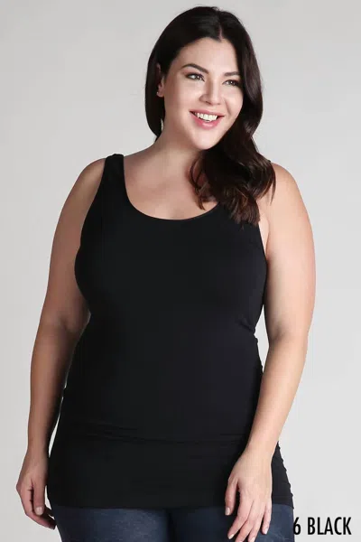 Nikibiki Tank Top Jersey - Plus Size In Black