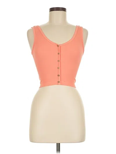 Pre-owned Nikibiki Tank Top Pink Strapless Neckline Tops