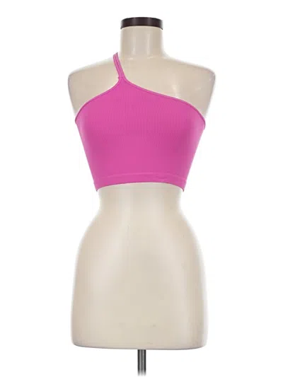 Pre-owned Nikibiki Tank Top Pink Strapless Neckline Tops
