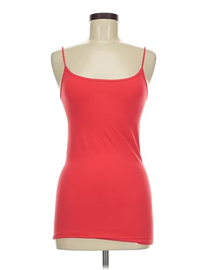 Pre-owned Nikibiki Tank Top Red Strapless Neckline Tops