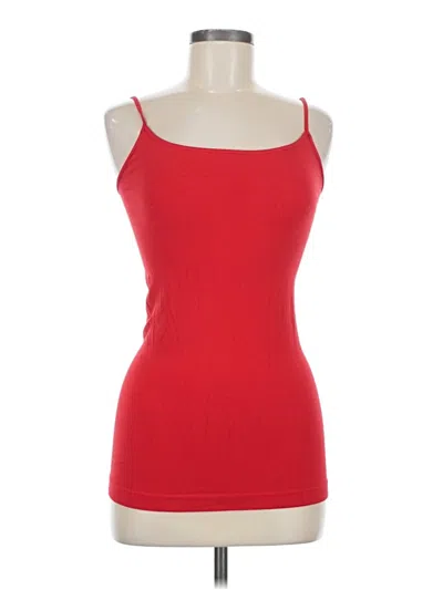 Pre-owned Nikibiki Tank Top Red Strapless Neckline Tops