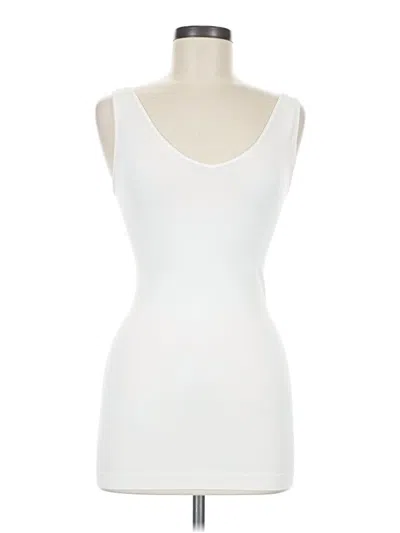Pre-owned Nikibiki Tank Top White Strapless Neckline Tops