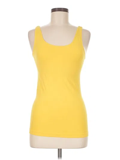 Pre-owned Nikibiki Tank Top Yellow Square Neckline Tops
