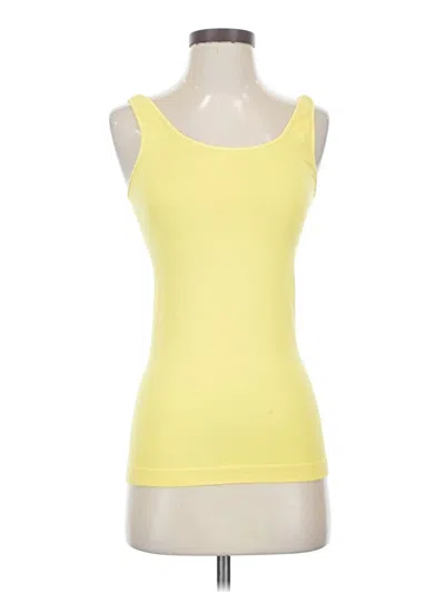 Pre-owned Nikibiki Tank Top Yellow Strapless Neckline Tops