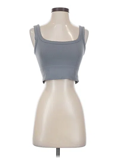 Pre-owned Nikibiki Tube Top Gray Strapless Neckline Tops