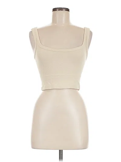 Pre-owned Nikibiki Tube Top Ivory Strapless Neckline Tops