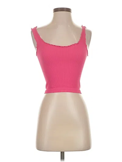 Pre-owned Nikibiki Tube Top Pink Sweetheart Neckline Tops