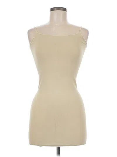 Pre-owned Nikibiki Tube Top Tan Strapless Neckline Tops