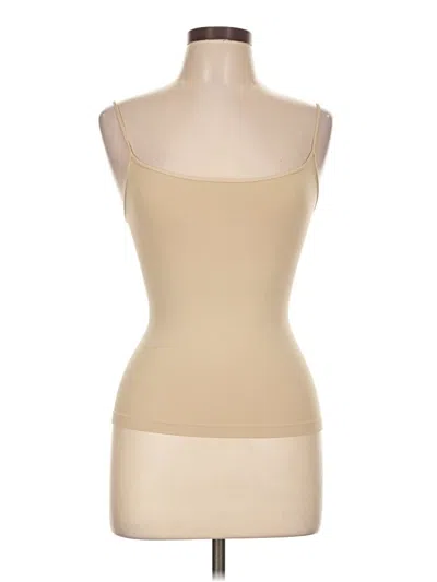 Pre-owned Nikibiki Tube Top Tan Strapless Neckline Tops