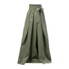 Nikka Place Women's Formal Pleated Long Skirt In Sage Green Color In Green