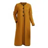 Nikka Place Women's Yellow / Orange Minimalist Boiled Wool Cardigan With Buttons And Pockets In Mustard Yellow In Orange
