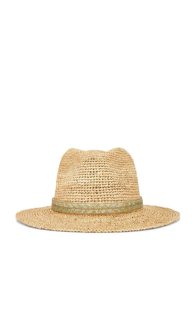 Nikki Beach Amber Fedora Hat In Brown