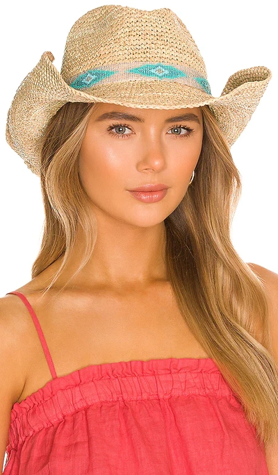 Nikki Beach Blue Jaye Hat In Natural