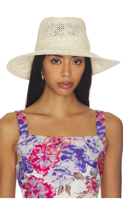 Nikki Beach Callie Fedora Hat In White