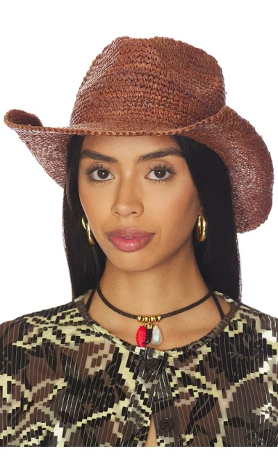 Nikki Beach Diano Cowboy Hat In Brown