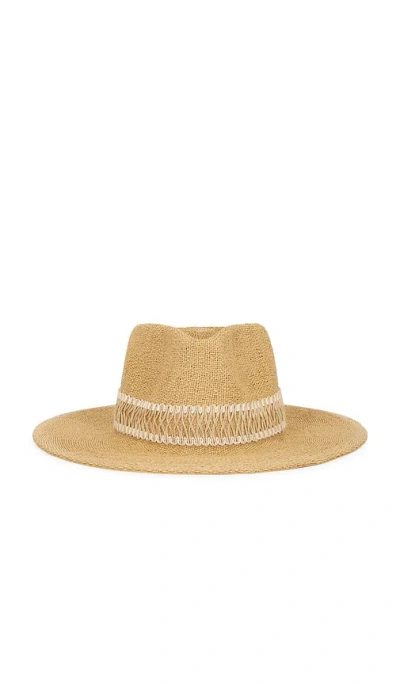 Nikki Beach Jordyn Fedora Hat In Toast