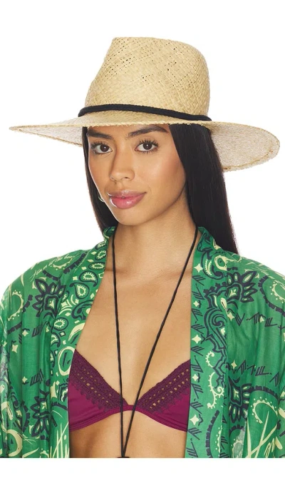 Nikki Beach Mariana Fedora Hat In Brown