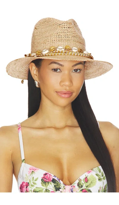 Nikki Beach Maya Fedora Hat In 素色