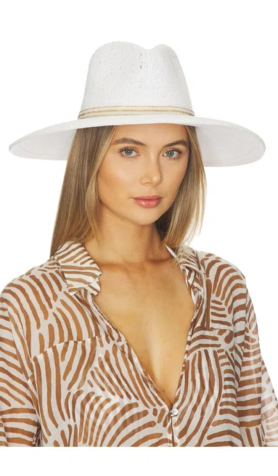 Nikki Beach Michelle Fedora Hat In White