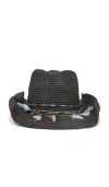 Nikki Beach Morgan Cowboy Hat In Black