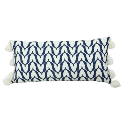Nikki Chu Indigo Throw Pillow